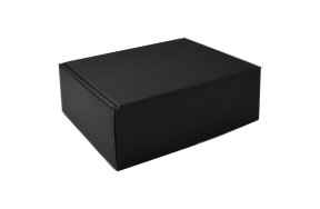 BLACK CARDBOARD POSTAL BOXES 25x20x10cm